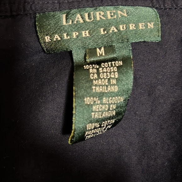 Lauren Ralph Lauren blouse, blue, size M - Picture 3 of 5